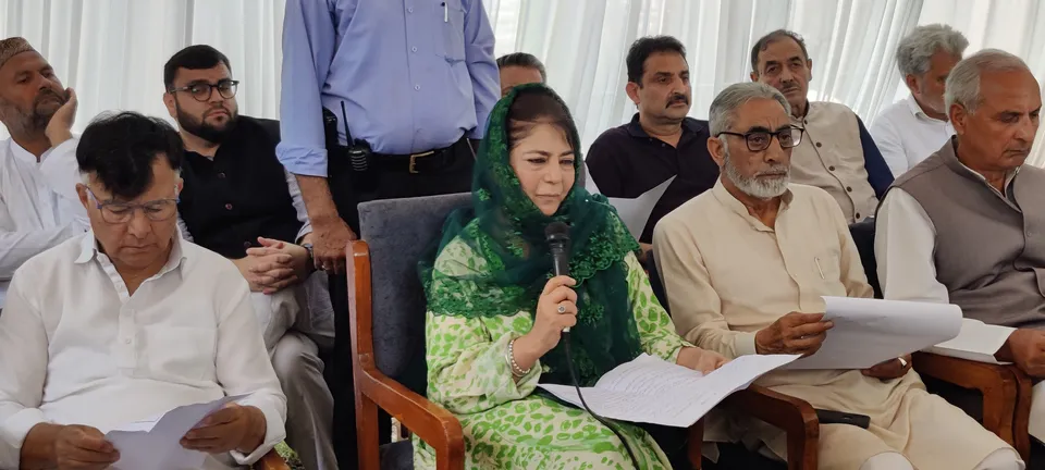 Mehbooba Mufti Apologises Over Jantar Mantar Remarks