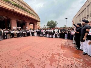 Opposition MPs Protest Against Modi Government