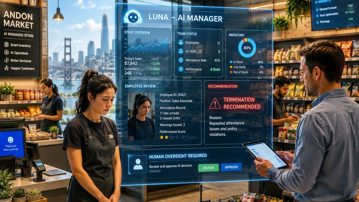 AI Manager Luna Fires Human Worker
