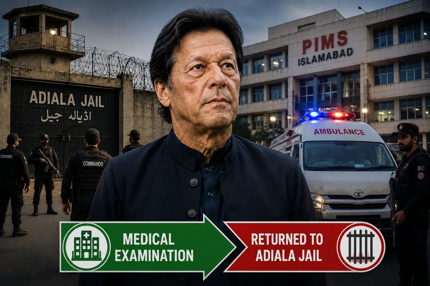 Imran Khan Returned to Adiala Jail