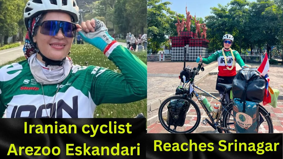 Iranian Cyclist Arezoo Eskandari