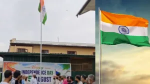JDF Hoists National Flag at Nowgam Office