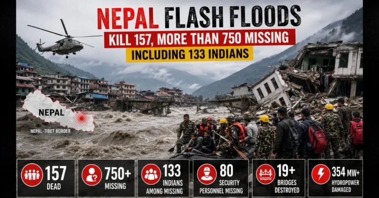Nepal Flash Floods Kill 157