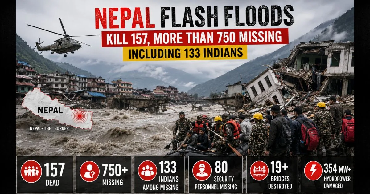 Nepal Flash Floods Kill 157
