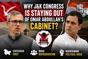Why is J&K Congress refusing to join Omar Abdullah’s Cabinet? Statehood, ministerial berths, representation and political strategy explain the decision.