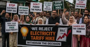 Protest 6.83% Power Tariff Hike