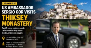 US Ambassador Sergio Gor Visits Thiksey