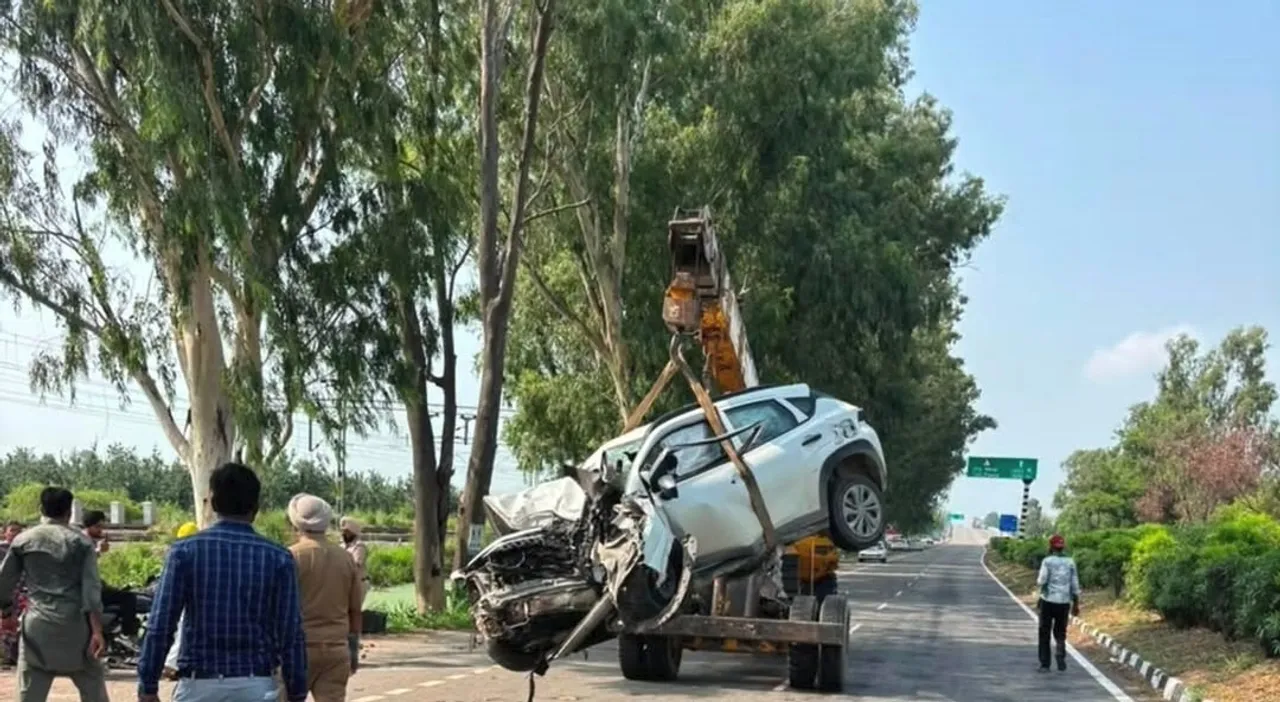 road accident in jahlander