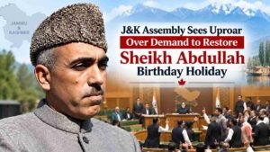 J&K Assembly Sees Uproar Over Demand to Restore Sheikh Abdullah Birthday Holiday