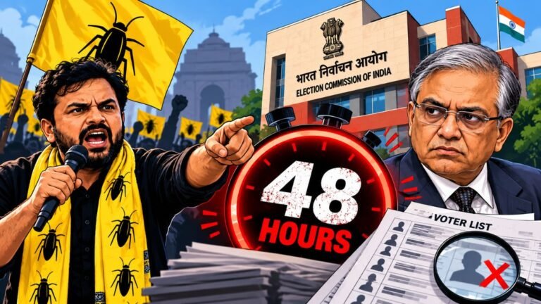 Why Cockroach Janata Party Gives CEC Gyanesh Kumar 48 Hours to Resign
