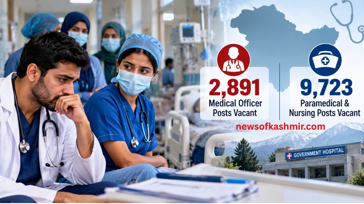 J&K Health Sector Faces 12614 Vacancies