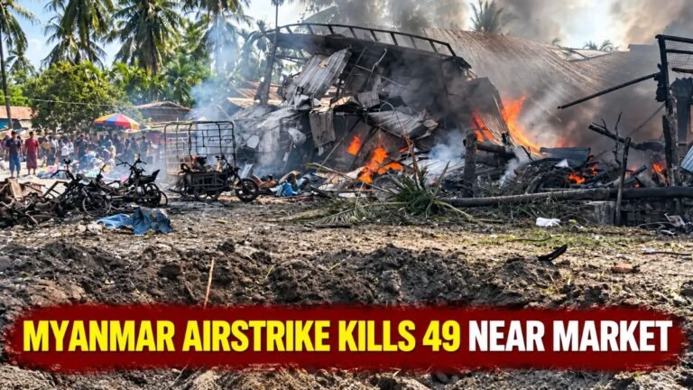 Myanmar Airstrike Near Market