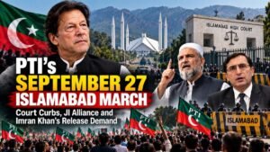 PTI’s September 27 Islamabad March