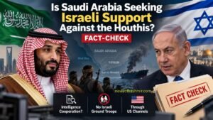 Saudi Arabia Seeking Israeli Support