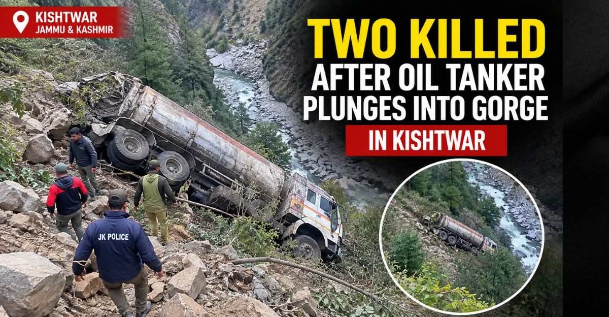 Two Killed After Empty Oil Tanker Plunges