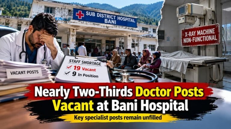 Doctor Posts Vacant at Bani Hospital